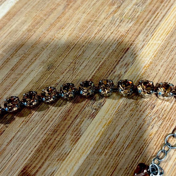 Gold Swarovski Crystals Bracelet new - Picture 3 of 6
